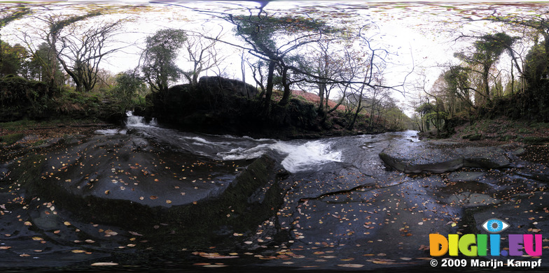 SX10607-10663 II Panorama waterfall in Caerfanell river, Brecon Beacons National Park